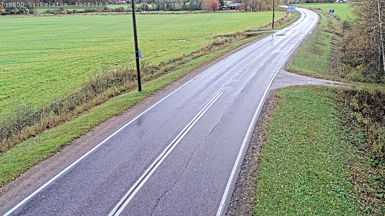 Weather Camera Image Road 800 Siikalatva Kestilä, Siikalatva, Pohjois-Pohjanmaa
