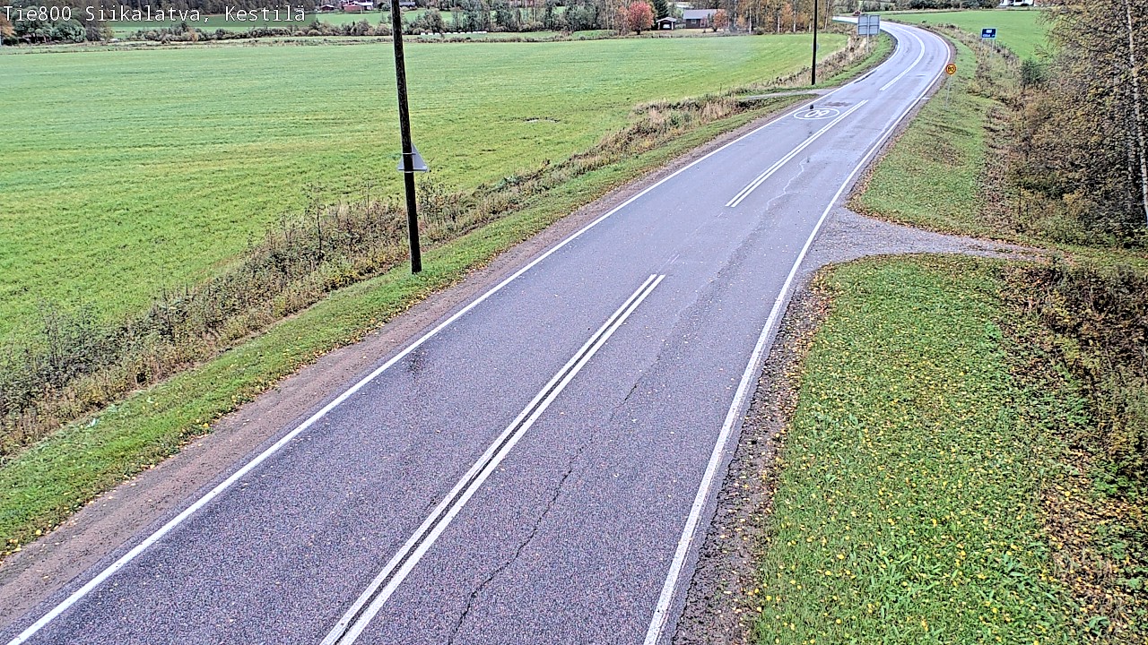 Weather Camera Image Road 800 Siikalatva Kestilä, Siikalatva, Pohjois-Pohjanmaa