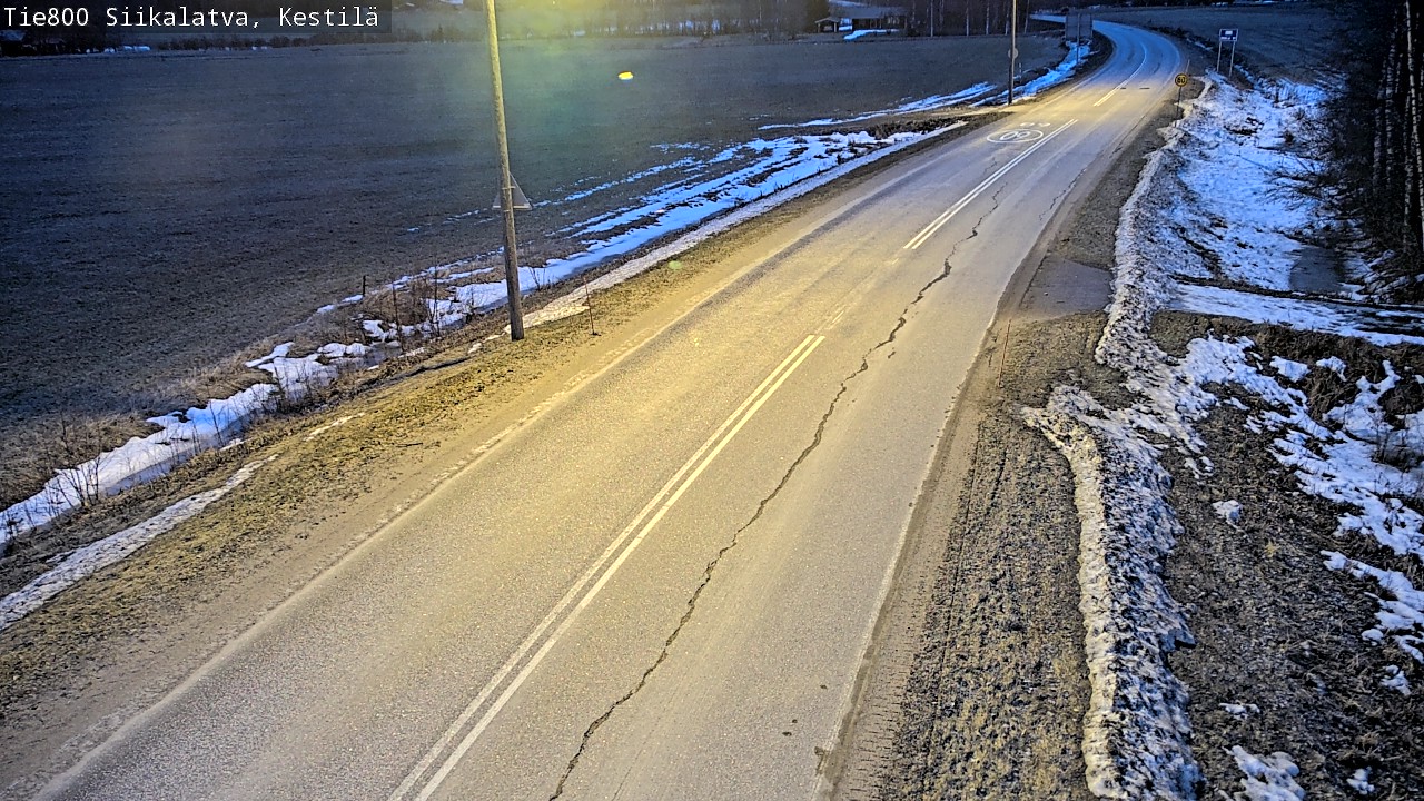 Weather Camera Image Road 800 Siikalatva Kestilä, Siikalatva, Pohjois-Pohjanmaa