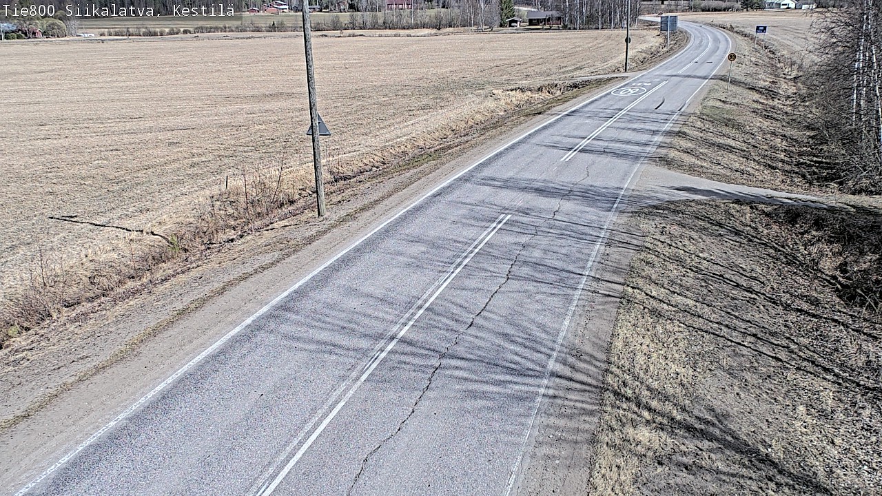 Weather Camera Image Road 800 Siikalatva Kestilä, Siikalatva, Pohjois-Pohjanmaa