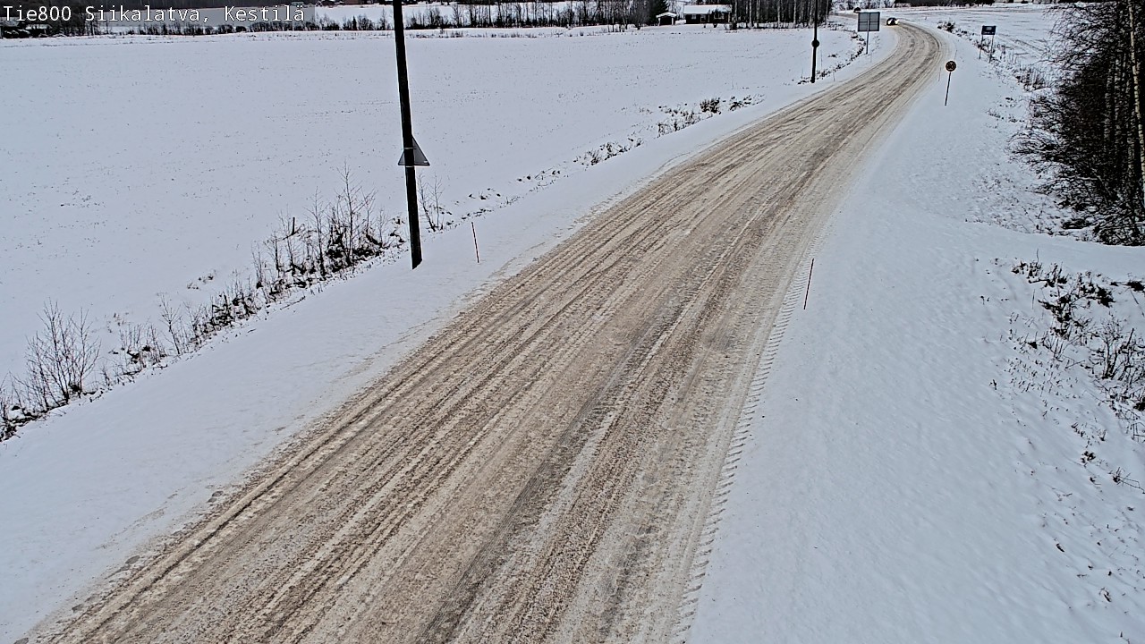 Weather Camera Image Road 800 Siikalatva Kestilä, Siikalatva, Pohjois-Pohjanmaa