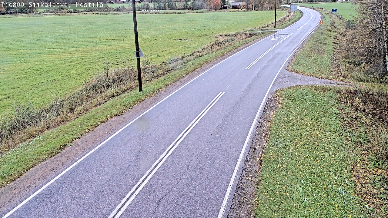 Weather Camera Image Road 800 Siikalatva Kestilä, Siikalatva, Pohjois-Pohjanmaa