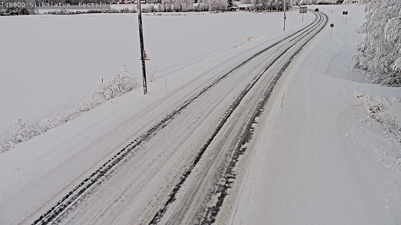 Weather Camera Image Väg 800 Siikalatva Kestilä, Siikalatva, Pohjois-Pohjanmaa