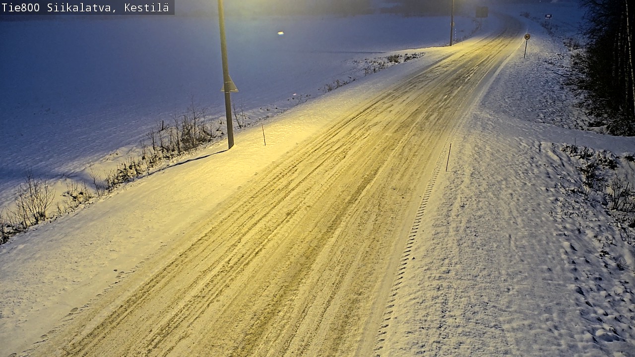 Weather Camera Image Road 800 Siikalatva Kestilä, Siikalatva, Pohjois-Pohjanmaa