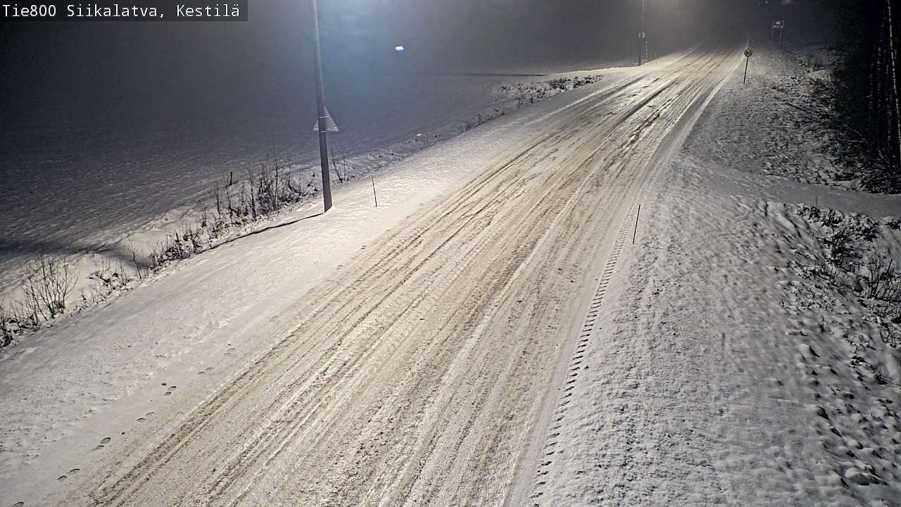 Weather Camera Image Road 800 Siikalatva Kestilä, Siikalatva, Pohjois-Pohjanmaa