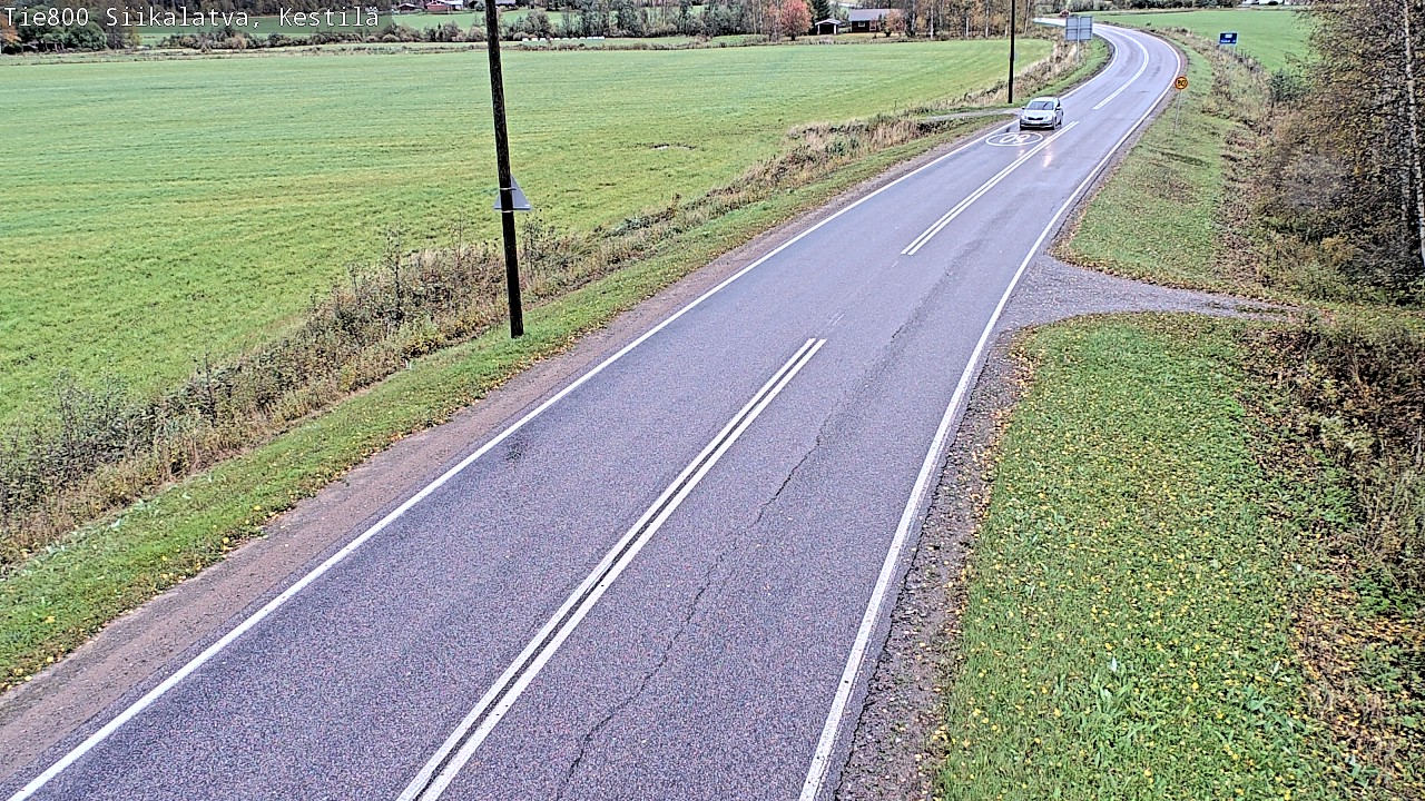 Weather Camera Image Road 800 Siikalatva Kestilä, Siikalatva, Pohjois-Pohjanmaa