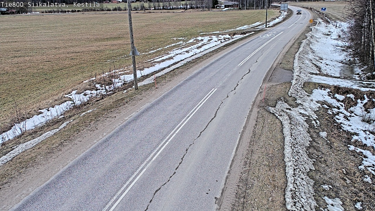 Weather Camera Image Road 800 Siikalatva Kestilä, Siikalatva, Pohjois-Pohjanmaa