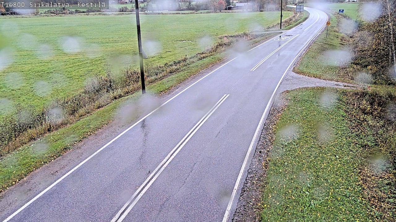 Weather Camera Image Väg 800 Siikalatva Kestilä, Siikalatva, Pohjois-Pohjanmaa