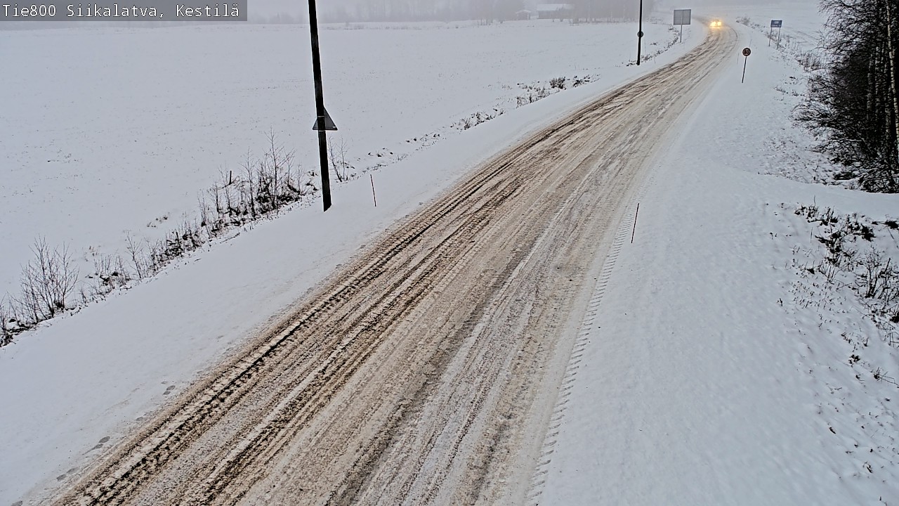 Weather Camera Image Road 800 Siikalatva Kestilä, Siikalatva, Pohjois-Pohjanmaa