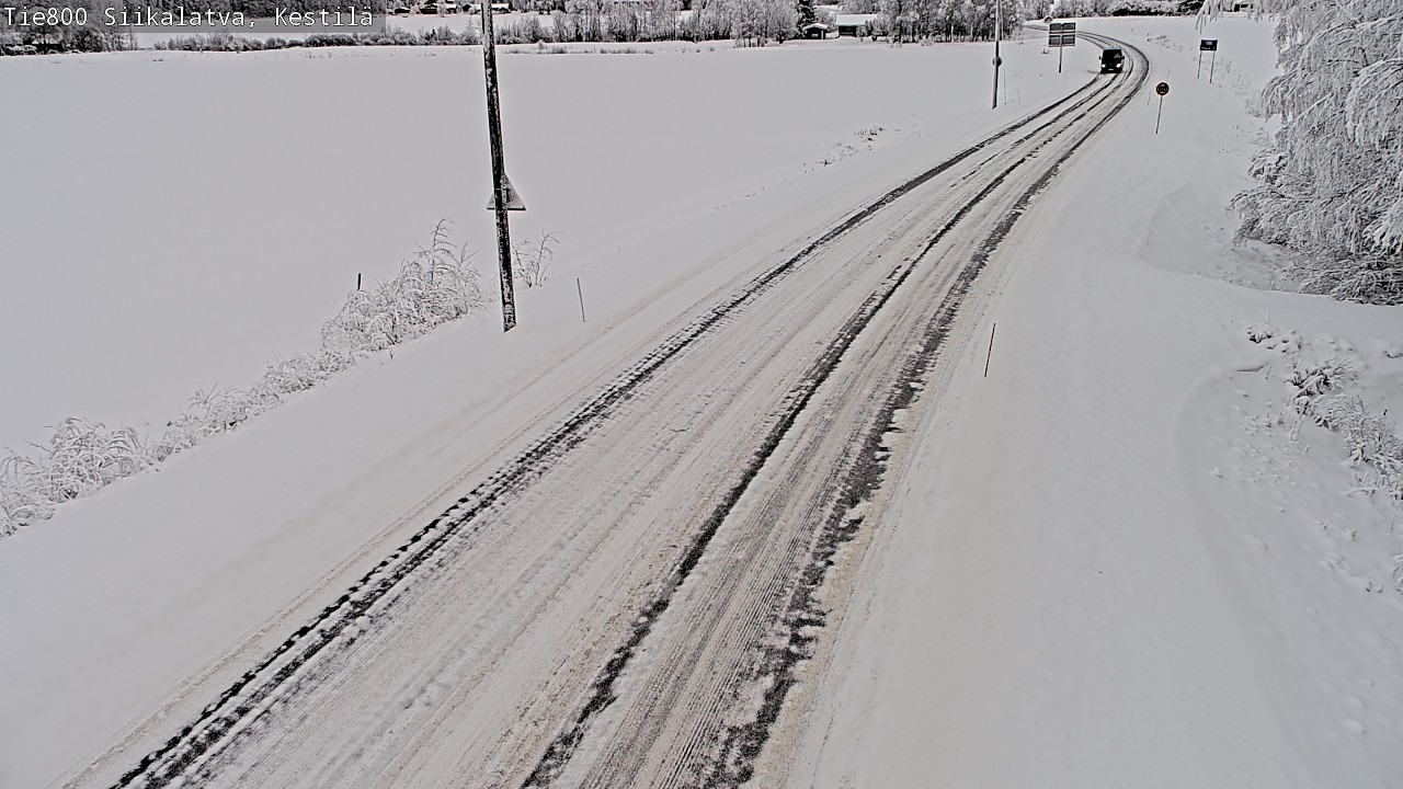Weather Camera Image Väg 800 Siikalatva Kestilä, Siikalatva, Pohjois-Pohjanmaa