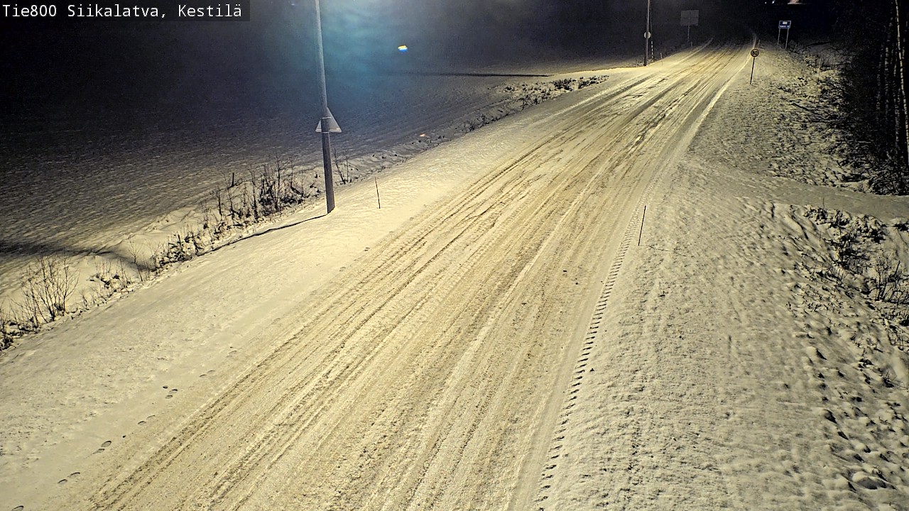Weather Camera Image Road 800 Siikalatva Kestilä, Siikalatva, Pohjois-Pohjanmaa