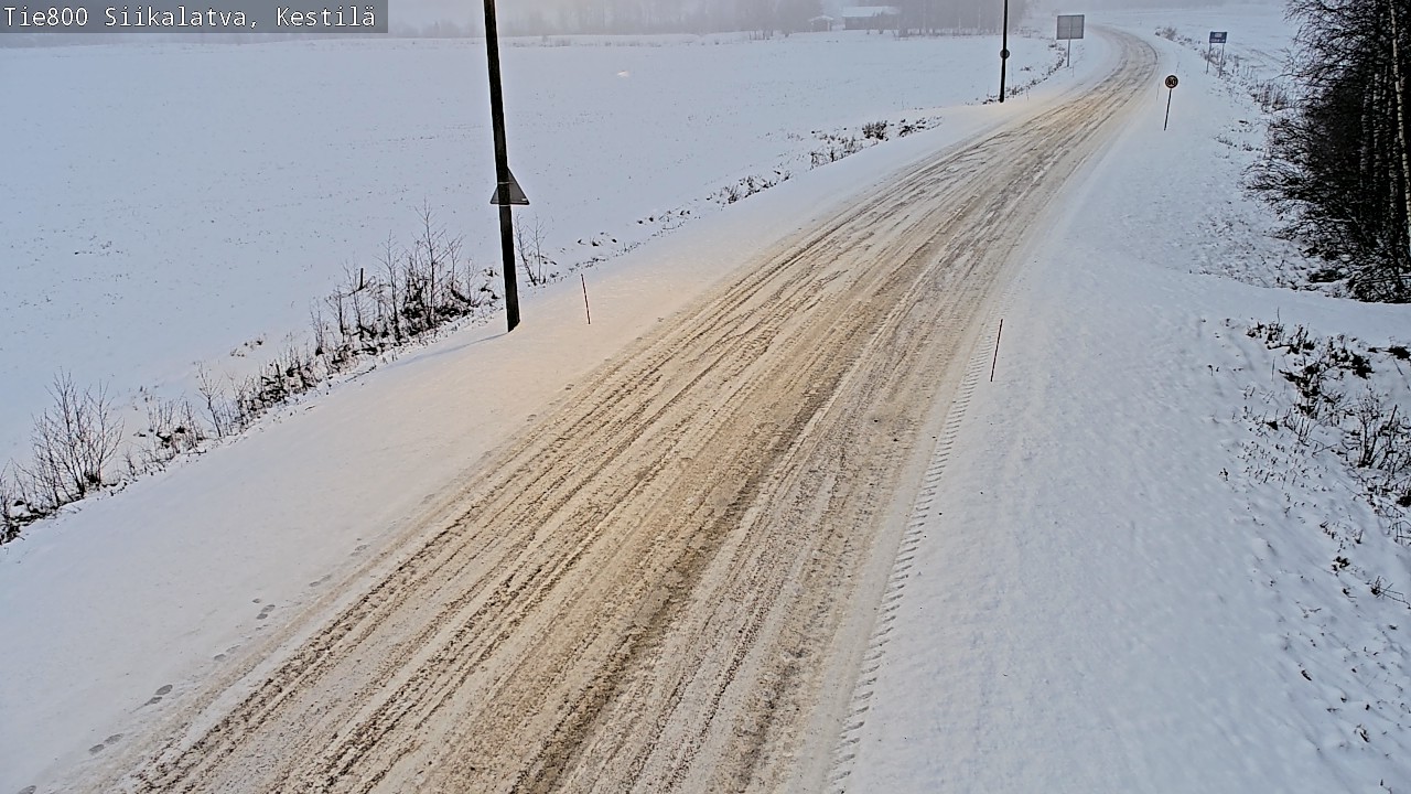 Weather Camera Image Road 800 Siikalatva Kestilä, Siikalatva, Pohjois-Pohjanmaa