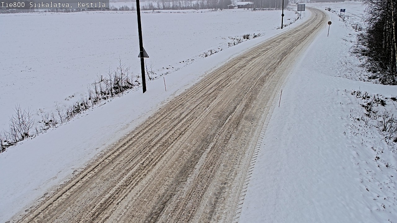 Weather Camera Image Road 800 Siikalatva Kestilä, Siikalatva, Pohjois-Pohjanmaa