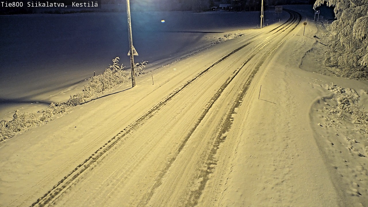 Weather Camera Image Väg 800 Siikalatva Kestilä, Siikalatva, Pohjois-Pohjanmaa