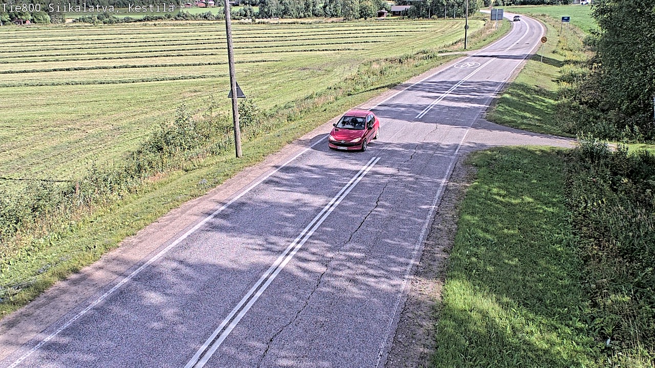 Weather Camera Image Väg 800 Siikalatva Kestilä, Siikalatva, Pohjois-Pohjanmaa