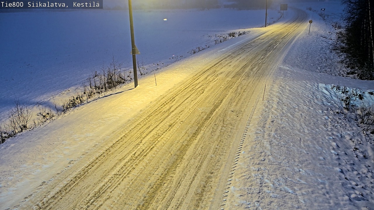 Weather Camera Image Road 800 Siikalatva Kestilä, Siikalatva, Pohjois-Pohjanmaa