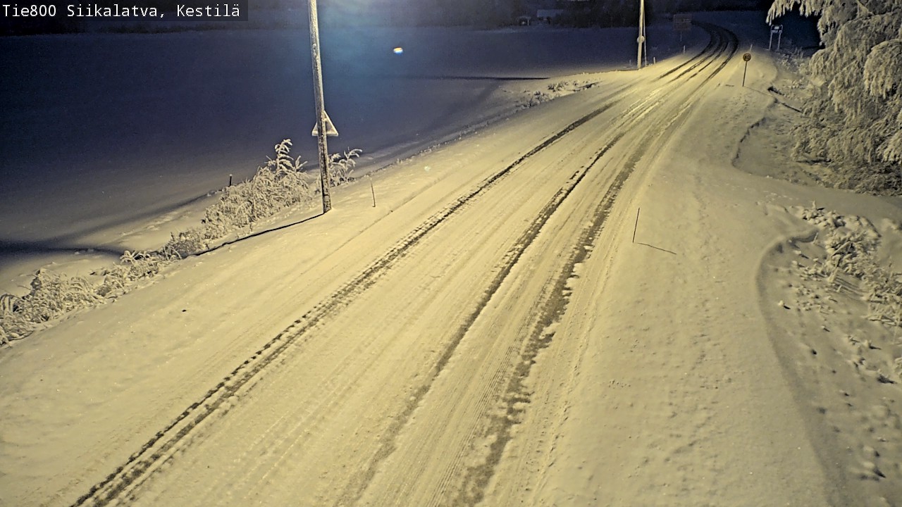 Weather Camera Image Road 800 Siikalatva Kestilä, Siikalatva, Pohjois-Pohjanmaa