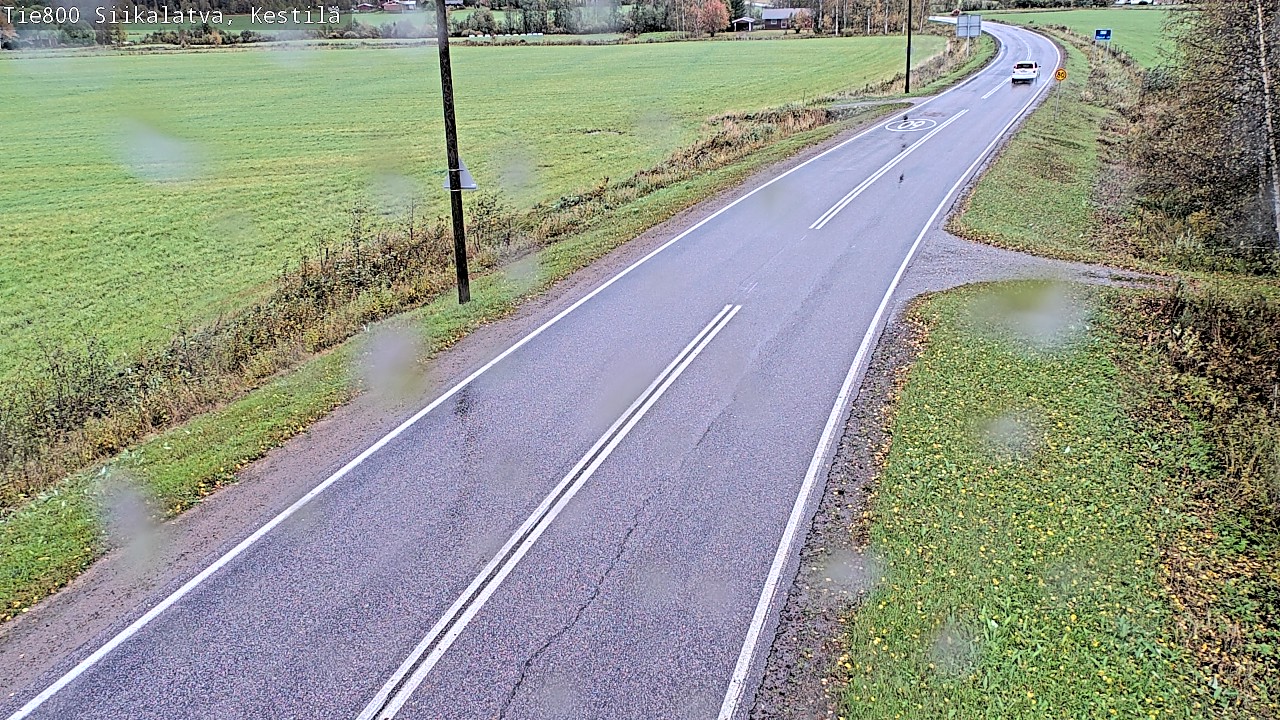Weather Camera Image Road 800 Siikalatva Kestilä, Siikalatva, Pohjois-Pohjanmaa