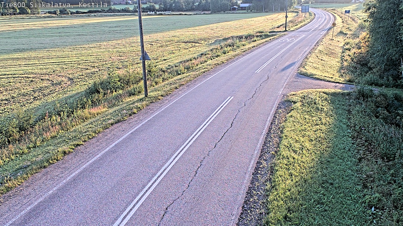 Weather Camera Image Road 800 Siikalatva Kestilä, Siikalatva, Pohjois-Pohjanmaa