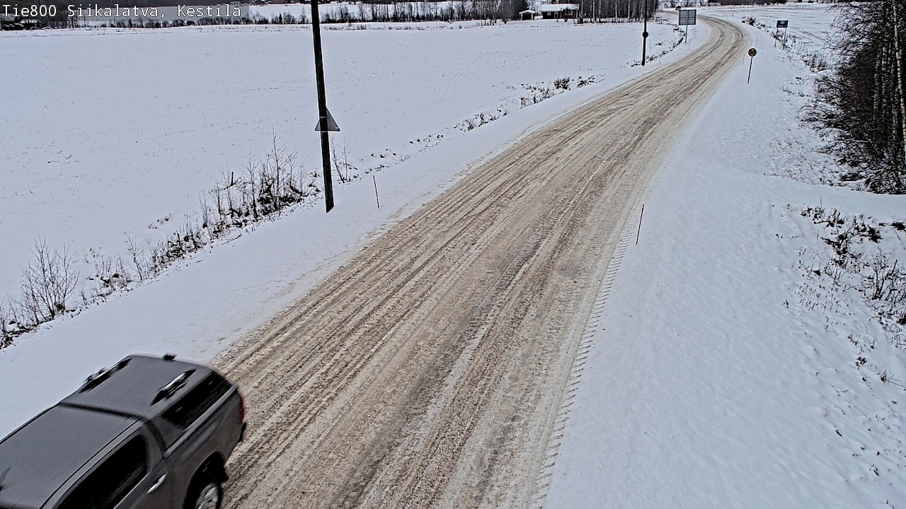 Weather Camera Image Road 800 Siikalatva Kestilä, Siikalatva, Pohjois-Pohjanmaa