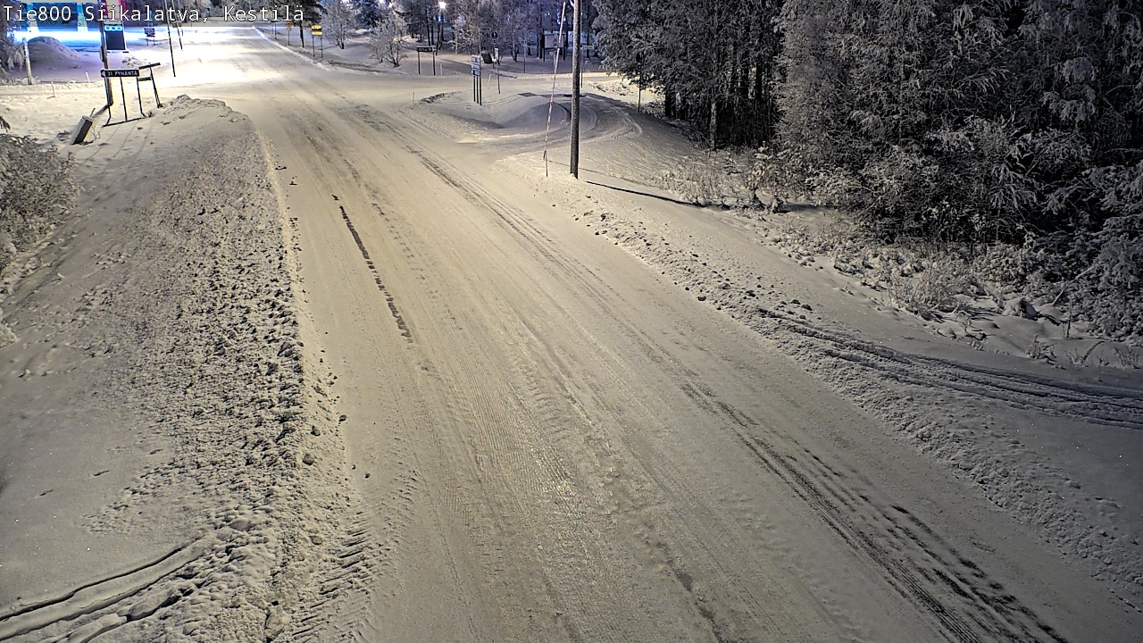 Weather Camera Image Road 800 Siikalatva Kestilä, Siikalatva, Pohjois-Pohjanmaa