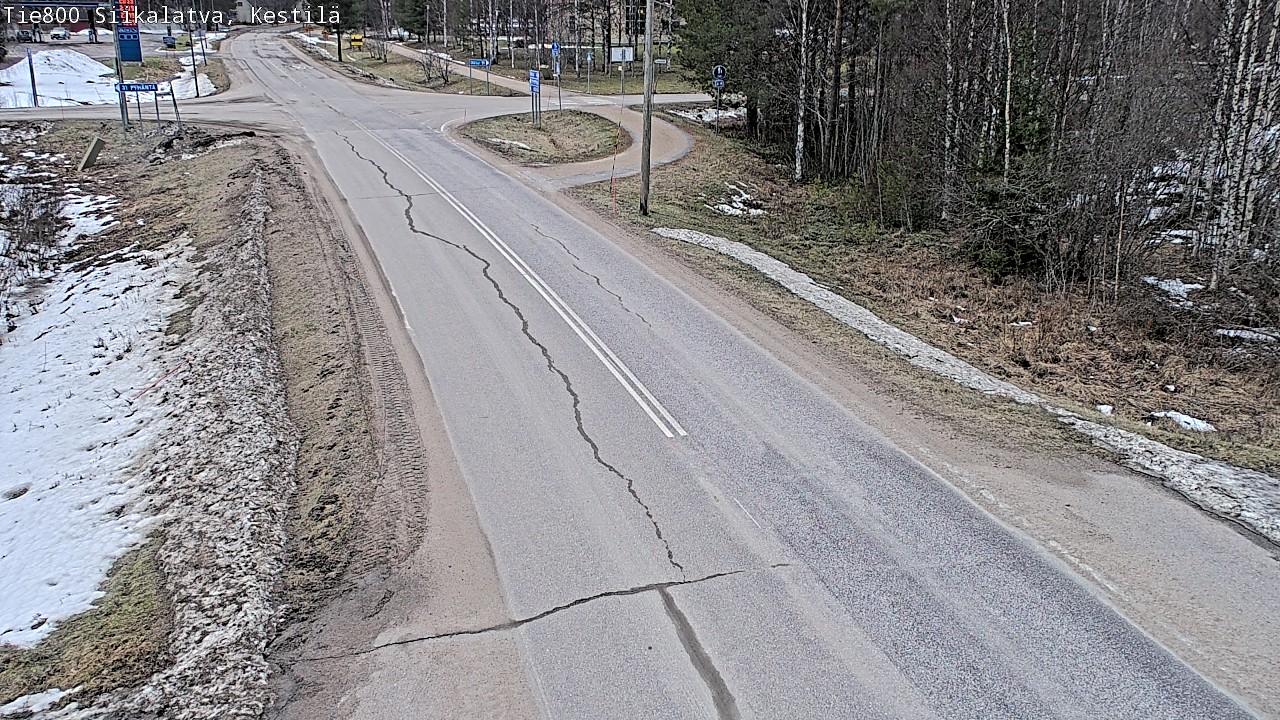 Weather Camera Image Väg 800 Siikalatva Kestilä, Siikalatva, Pohjois-Pohjanmaa