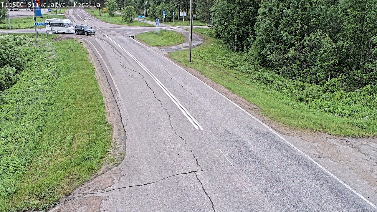 Weather Camera Image Road 800 Siikalatva Kestilä, Siikalatva, Pohjois-Pohjanmaa