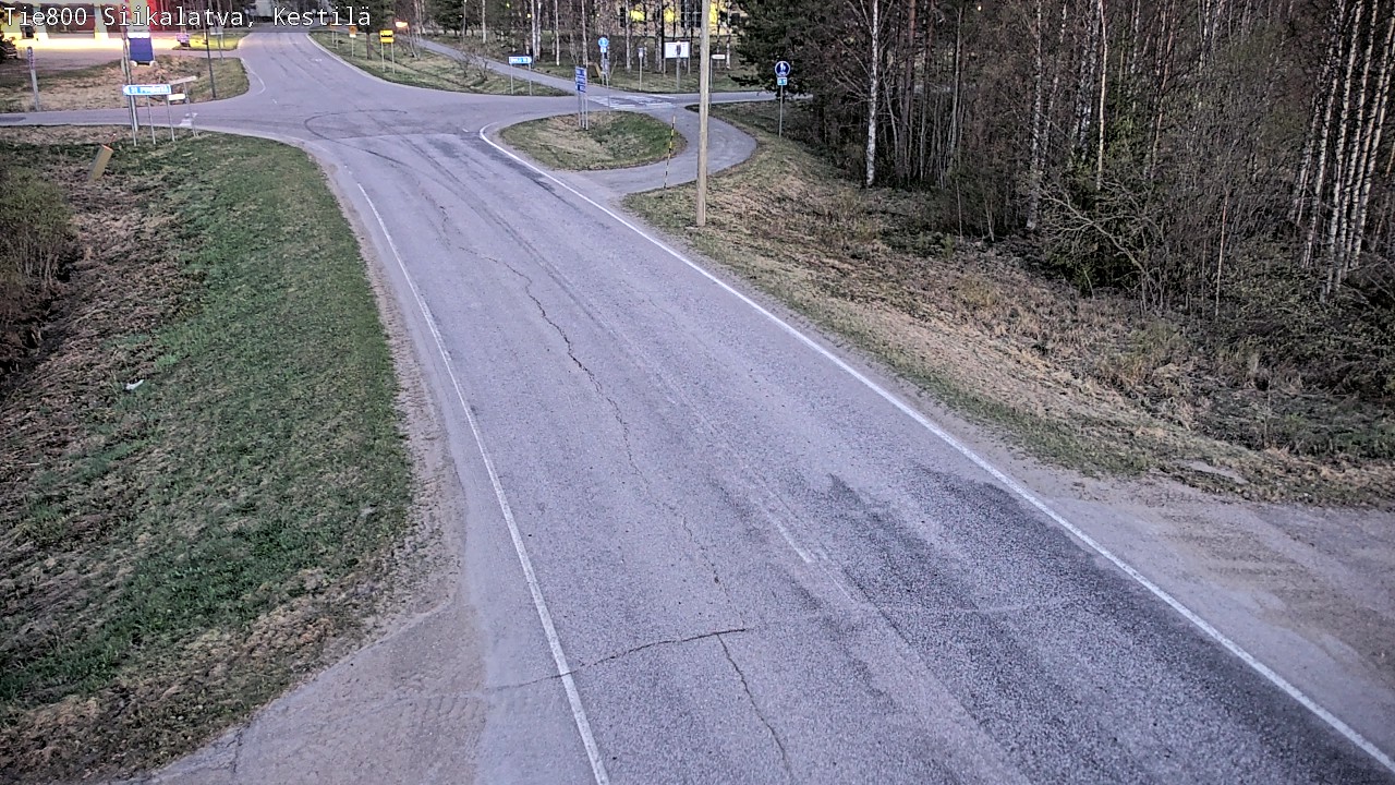 Weather Camera Image Väg 800 Siikalatva Kestilä, Siikalatva, Pohjois-Pohjanmaa