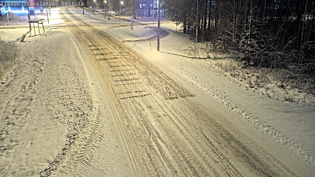 Weather Camera Image Väg 800 Siikalatva Kestilä, Siikalatva, Pohjois-Pohjanmaa