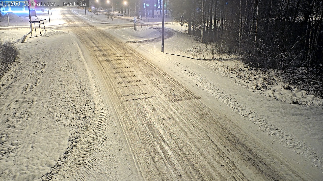 Weather Camera Image Väg 800 Siikalatva Kestilä, Siikalatva, Pohjois-Pohjanmaa