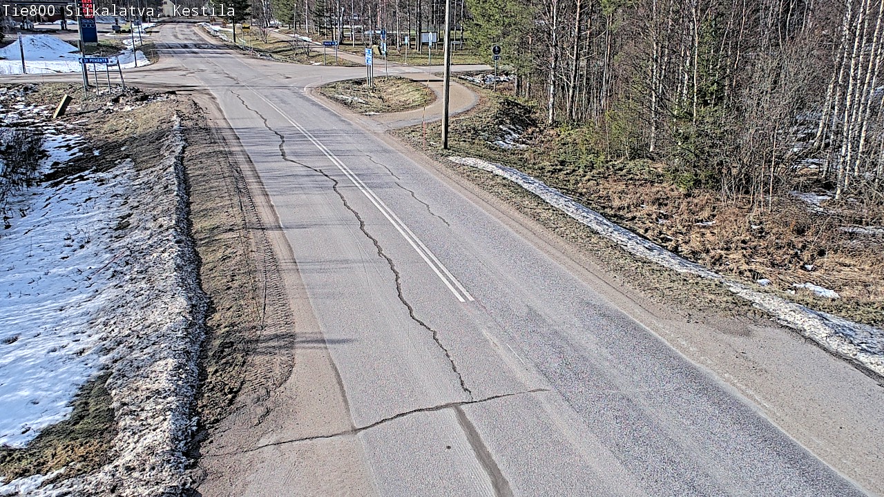 Weather Camera Image Väg 800 Siikalatva Kestilä, Siikalatva, Pohjois-Pohjanmaa