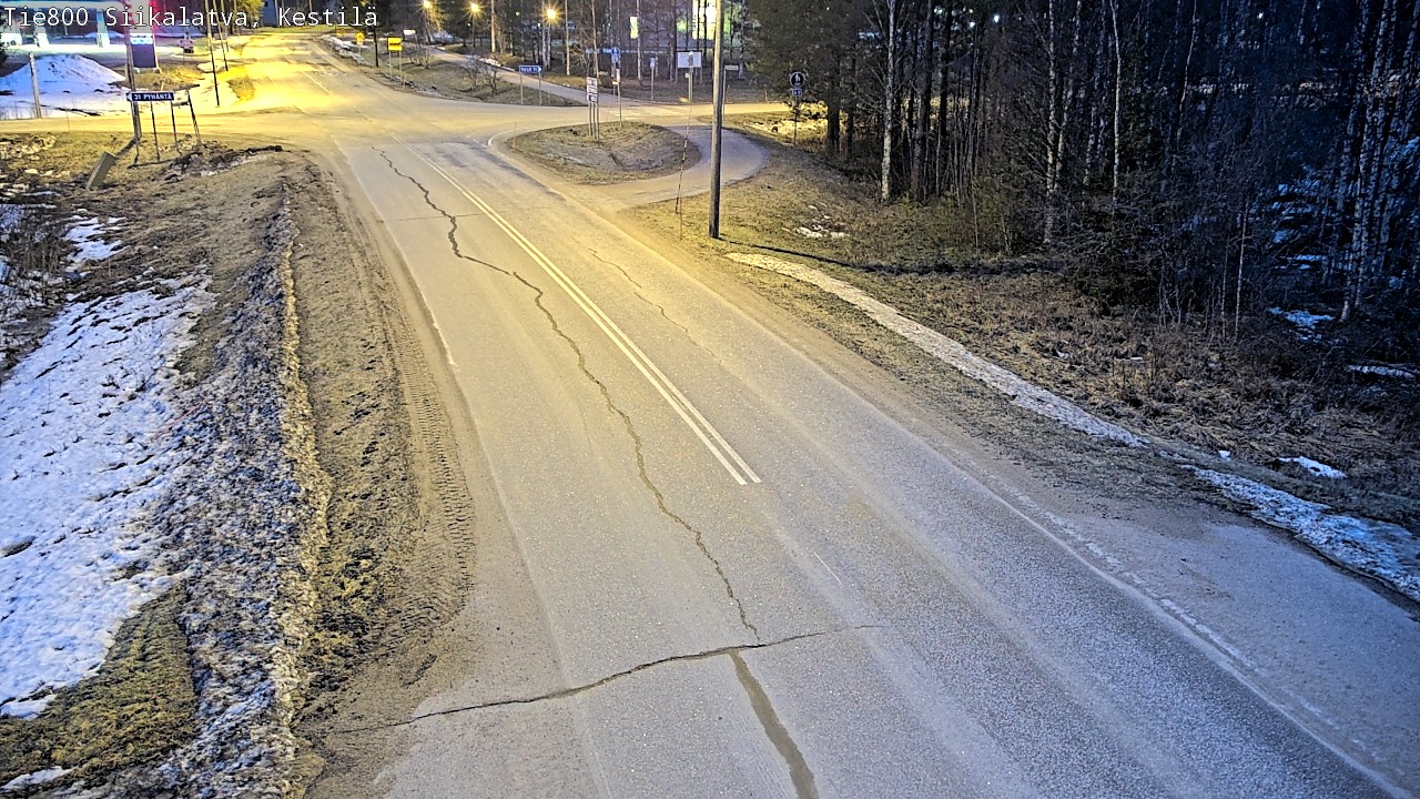 Weather Camera Image Väg 800 Siikalatva Kestilä, Siikalatva, Pohjois-Pohjanmaa