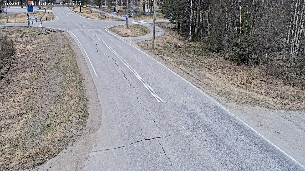 Weather Camera Image Väg 800 Siikalatva Kestilä, Siikalatva, Pohjois-Pohjanmaa