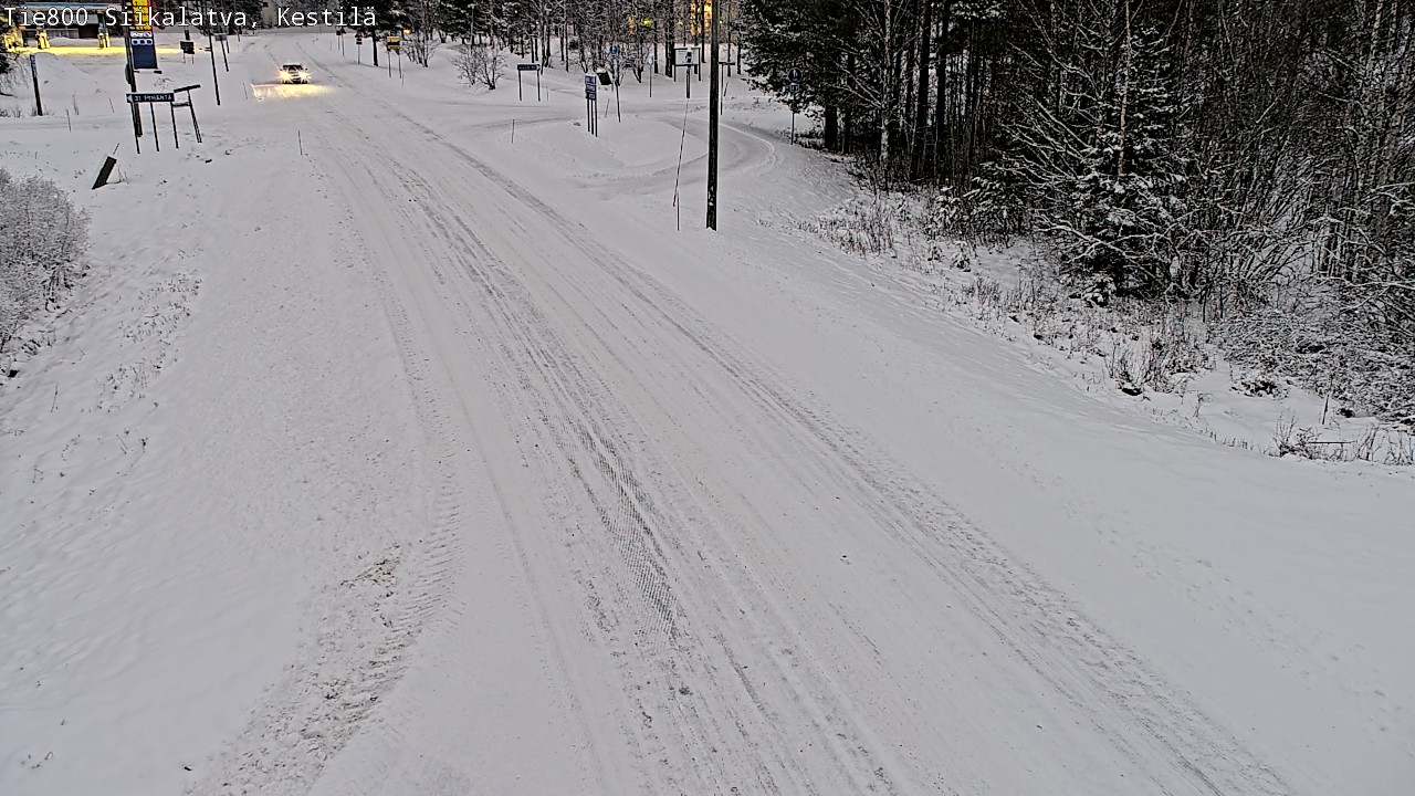 Weather Camera Image Väg 800 Siikalatva Kestilä, Siikalatva, Pohjois-Pohjanmaa