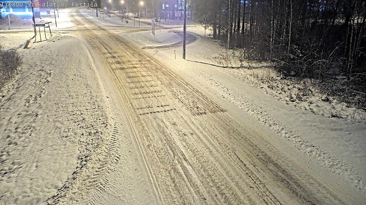 Weather Camera Image Väg 800 Siikalatva Kestilä, Siikalatva, Pohjois-Pohjanmaa