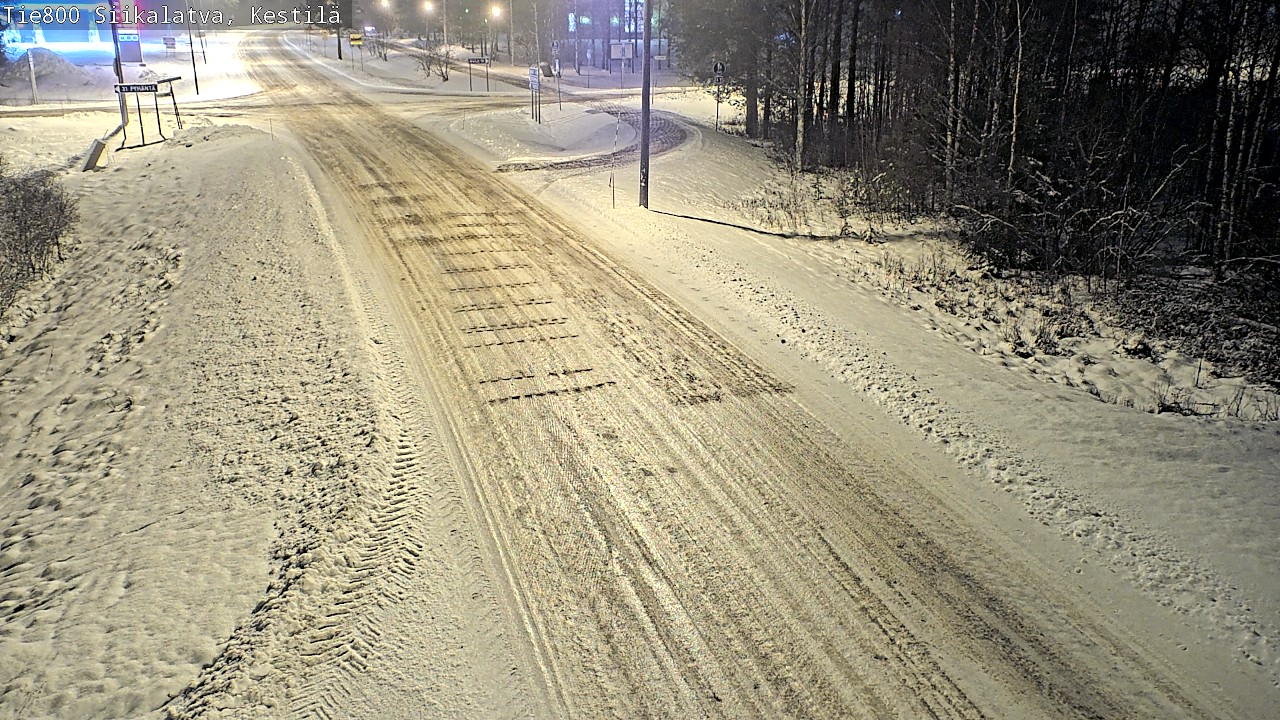 Weather Camera Image Väg 800 Siikalatva Kestilä, Siikalatva, Pohjois-Pohjanmaa