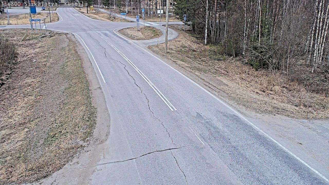 Weather Camera Image Väg 800 Siikalatva Kestilä, Siikalatva, Pohjois-Pohjanmaa