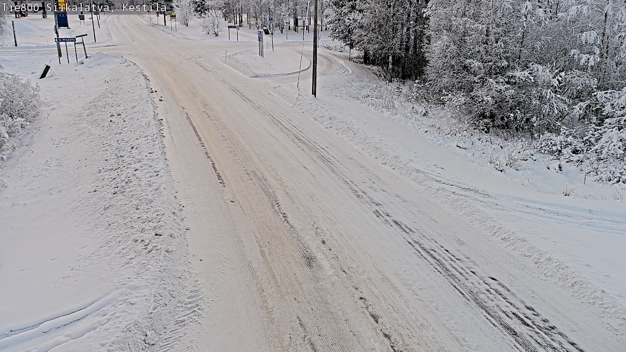 Weather Camera Image Road 800 Siikalatva Kestilä, Siikalatva, Pohjois-Pohjanmaa