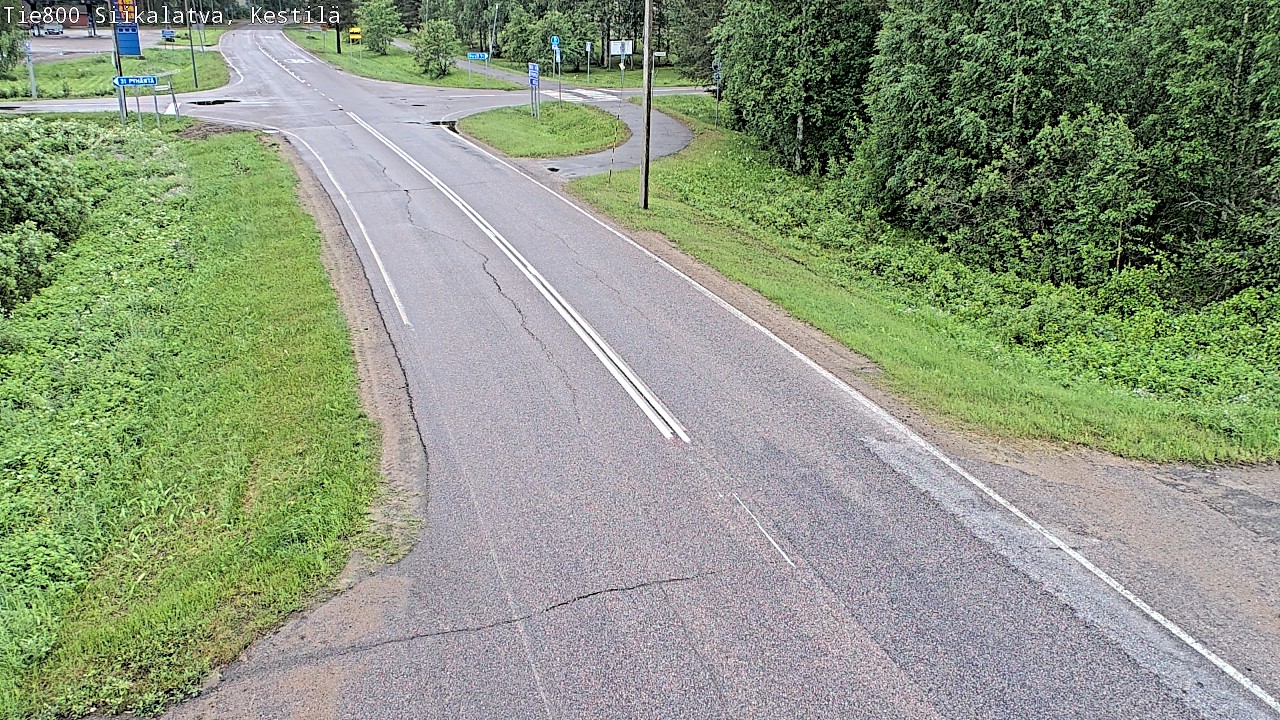 Weather Camera Image Road 800 Siikalatva Kestilä, Siikalatva, Pohjois-Pohjanmaa