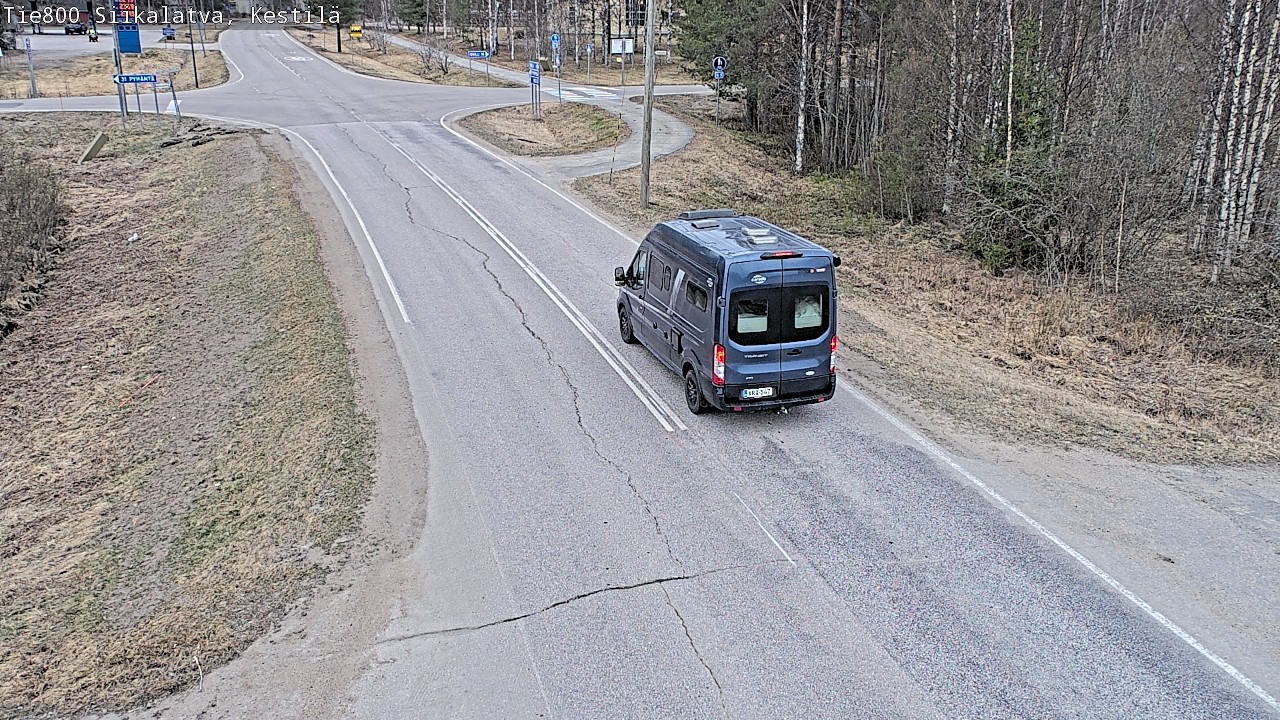 Weather Camera Image Road 800 Siikalatva Kestilä, Siikalatva, Pohjois-Pohjanmaa