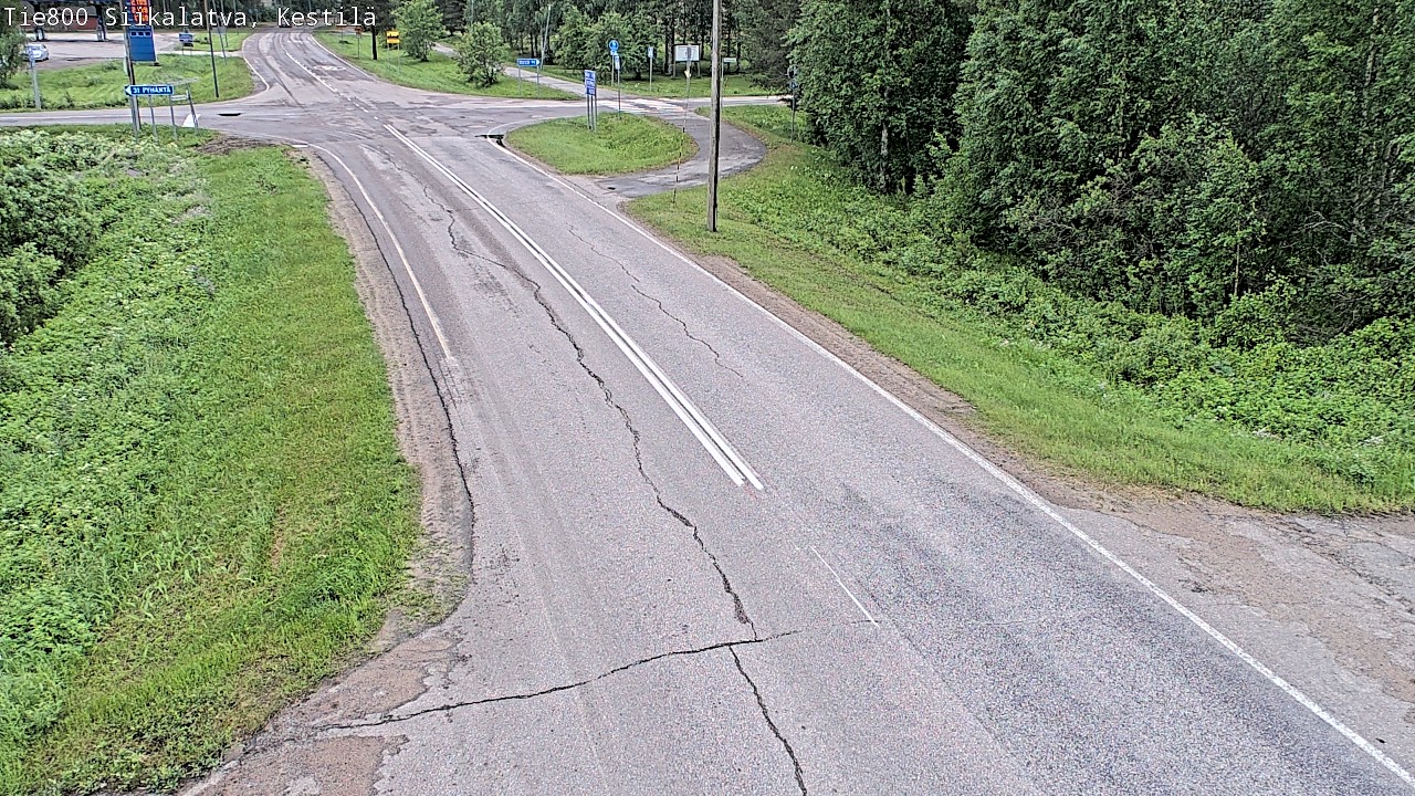 Weather Camera Image Road 800 Siikalatva Kestilä, Siikalatva, Pohjois-Pohjanmaa