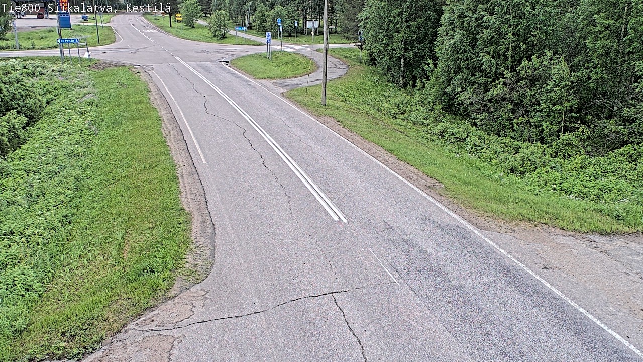 Weather Camera Image Road 800 Siikalatva Kestilä, Siikalatva, Pohjois-Pohjanmaa