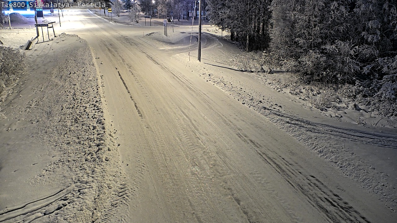 Weather Camera Image Road 800 Siikalatva Kestilä, Siikalatva, Pohjois-Pohjanmaa