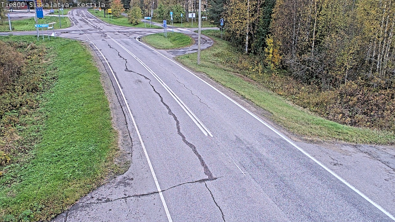 Weather Camera Image Road 800 Siikalatva Kestilä, Siikalatva, Pohjois-Pohjanmaa