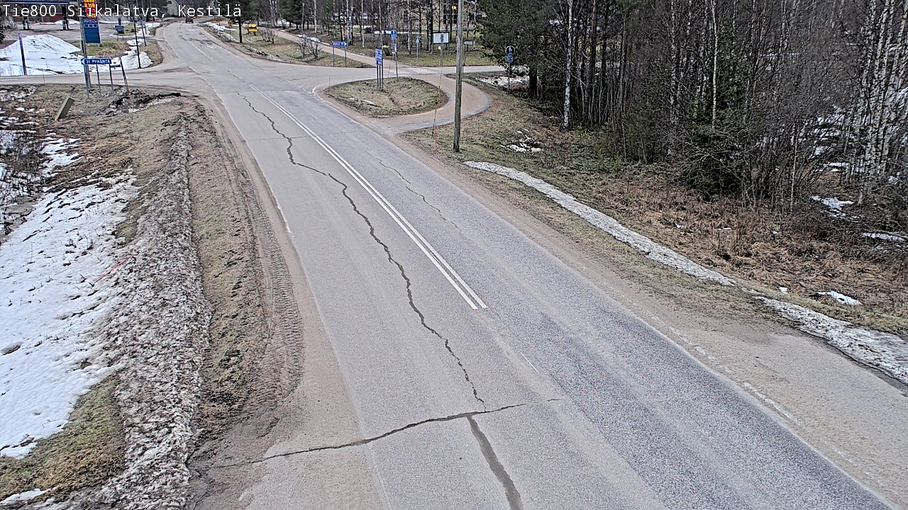 Weather Camera Image Väg 800 Siikalatva Kestilä, Siikalatva, Pohjois-Pohjanmaa