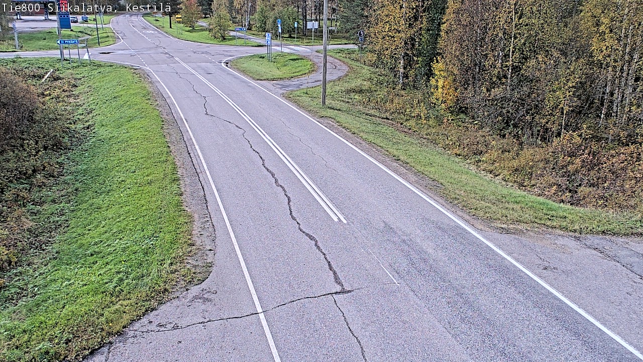 Weather Camera Image Road 800 Siikalatva Kestilä, Siikalatva, Pohjois-Pohjanmaa