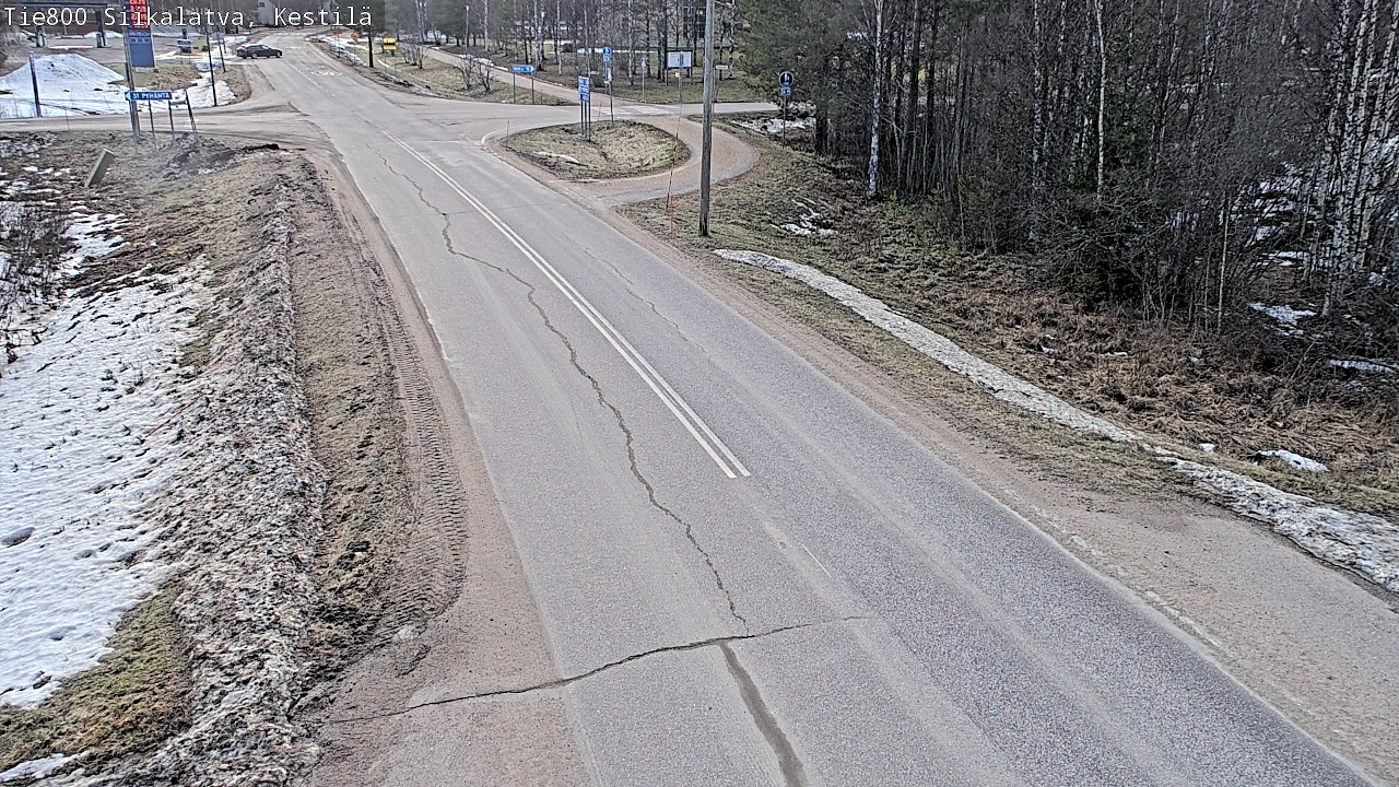 Weather Camera Image Väg 800 Siikalatva Kestilä, Siikalatva, Pohjois-Pohjanmaa