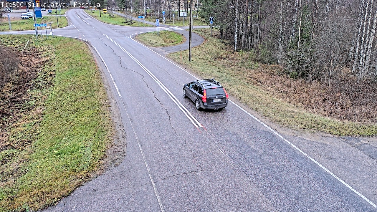 Weather Camera Image Road 800 Siikalatva Kestilä, Siikalatva, Pohjois-Pohjanmaa