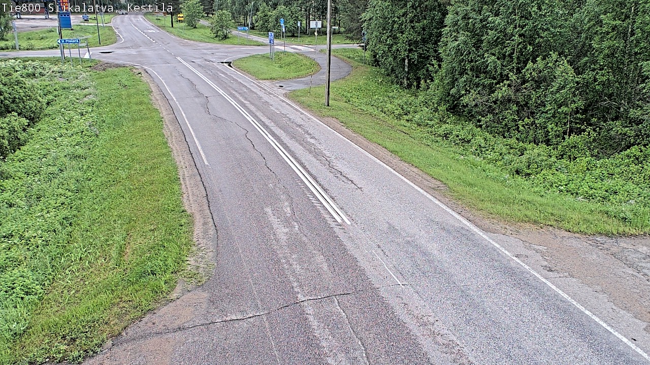 Weather Camera Image Road 800 Siikalatva Kestilä, Siikalatva, Pohjois-Pohjanmaa