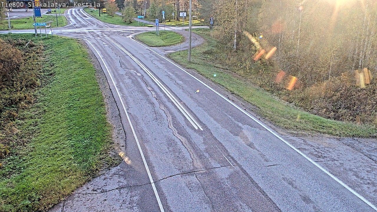 Weather Camera Image Road 800 Siikalatva Kestilä, Siikalatva, Pohjois-Pohjanmaa